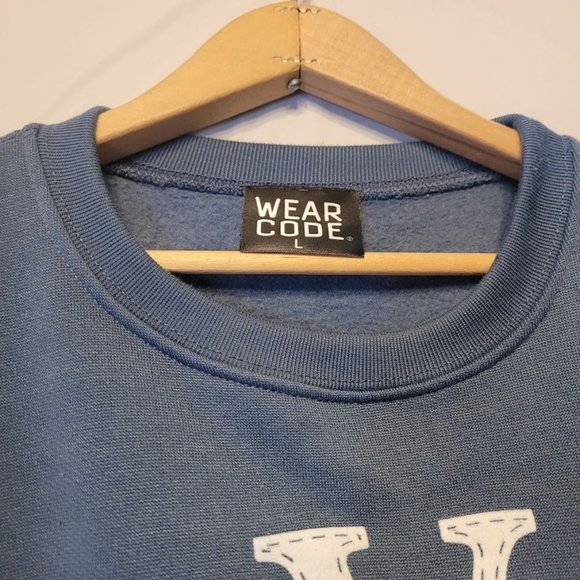 Wear Code Las Vegas Nevada Blue Gray Sweatshirt Womens Size L - Picture 4 of 10